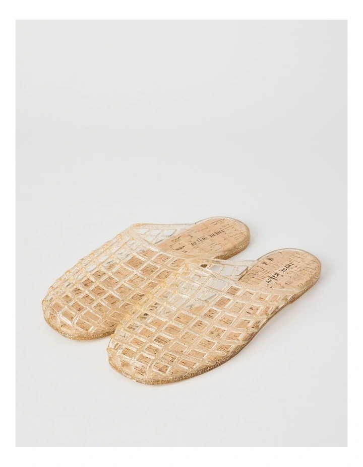 Mika Flat Shoes in Gold image 3