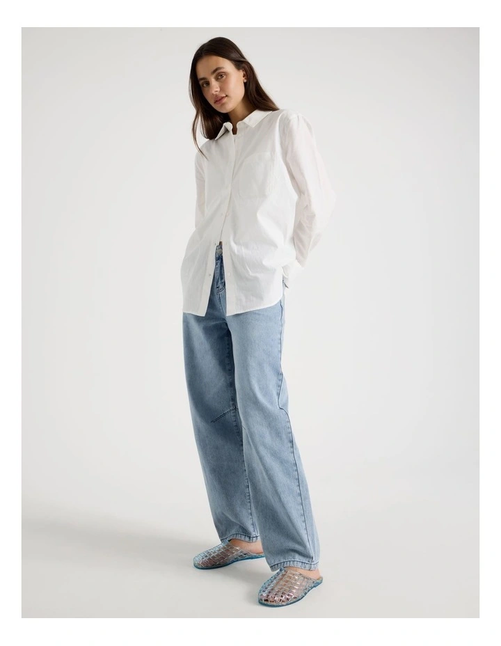 Mika Flat Shoes in Blue image 2