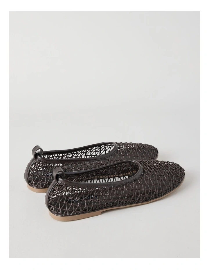 Phoenix Flat Shoes in Chocolate image 5