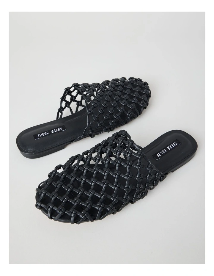 Addison Flat Shoes in Black image 1