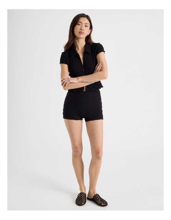 Addison Flat Shoes in Black image 2