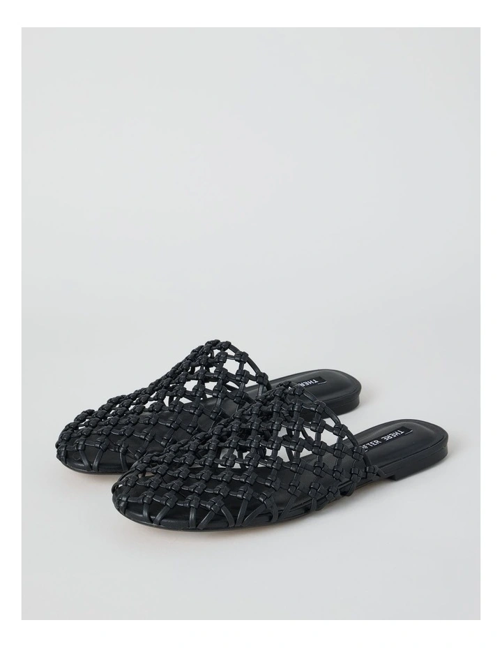 Addison Flat Shoes in Black image 3