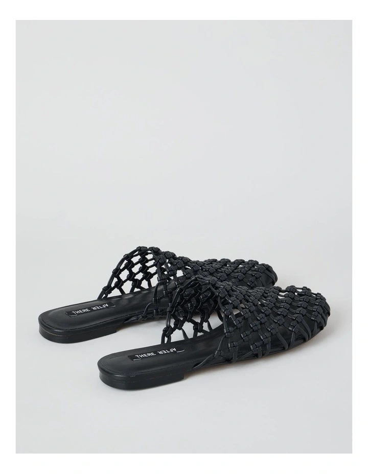Addison Flat Shoes in Black image 4