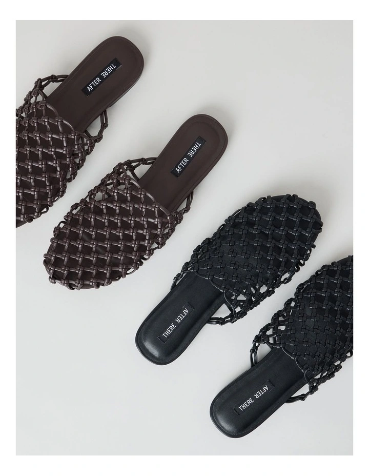 Addison Flat Shoes in Black image 6