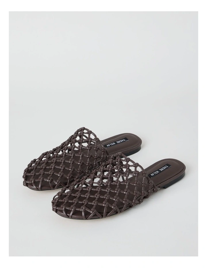Addison Flat Shoes in Chocolate image 3