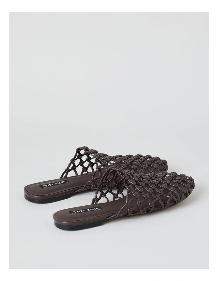 Addison Flat Shoes in Chocolate image 4