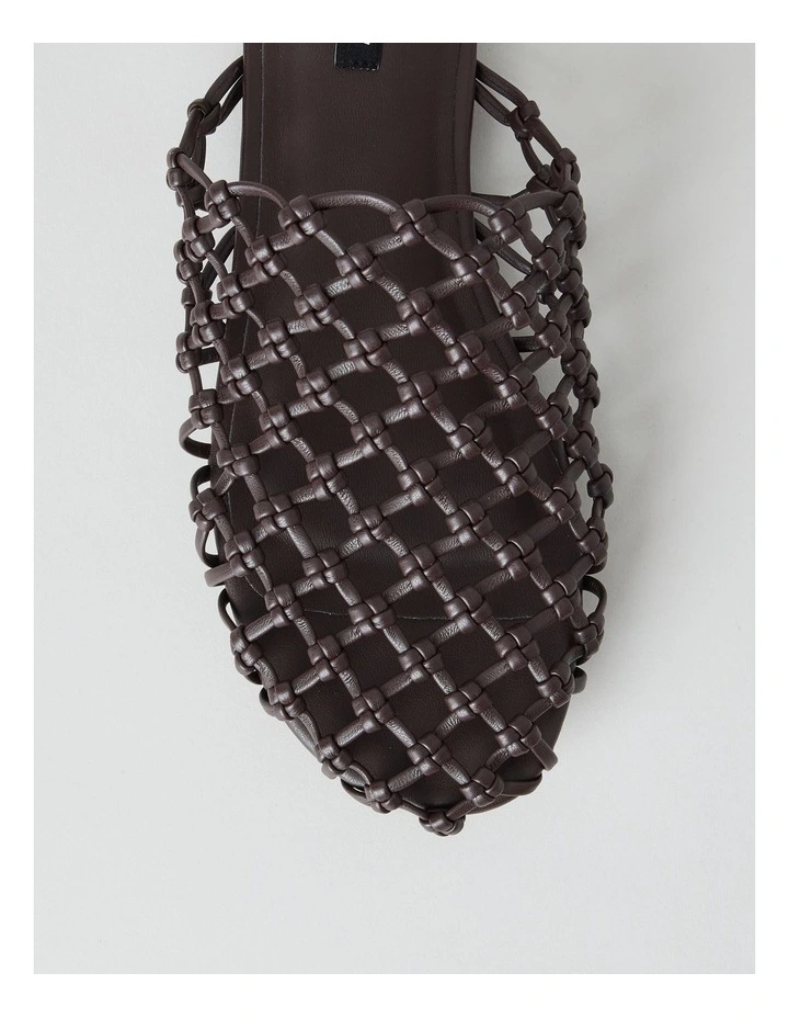 Addison Flat Shoes in Chocolate image 5