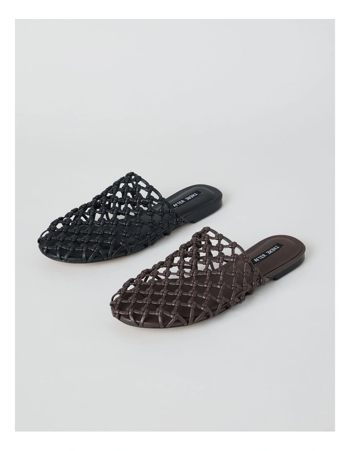 Addison Flat Shoes in Chocolate image 6