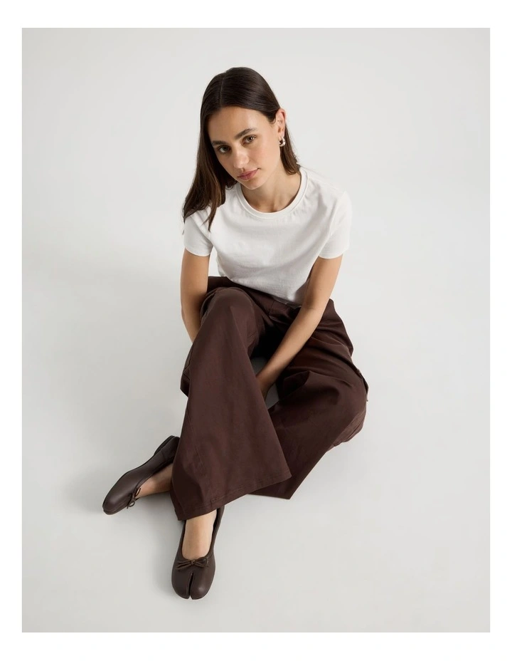 Vinny Flat Shoes in Chocolate image 2