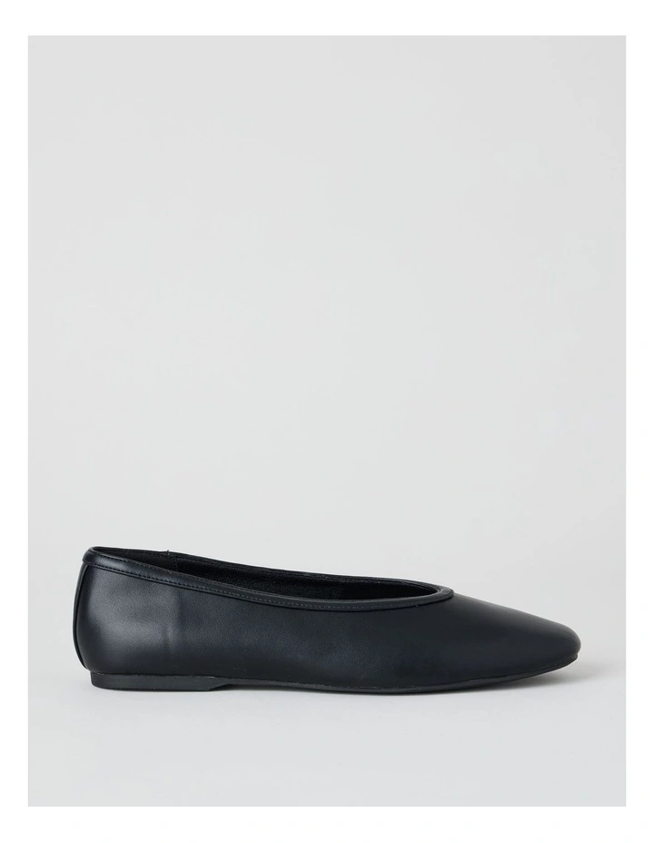 Megan Flat Shoes in Black image 1