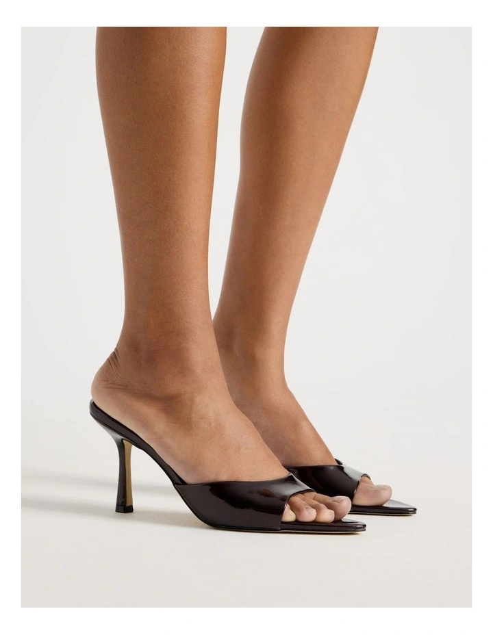 Georgina Sandal in Fig Metallic Patent image 2