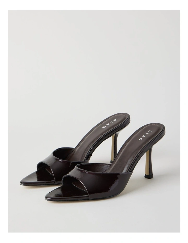 Georgina Sandal in Fig Metallic Patent image 3