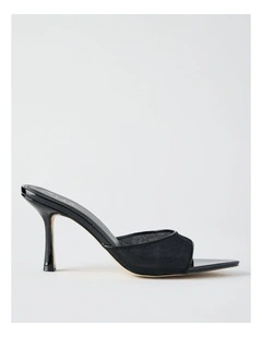 Georgina Sandal in Black Mesh