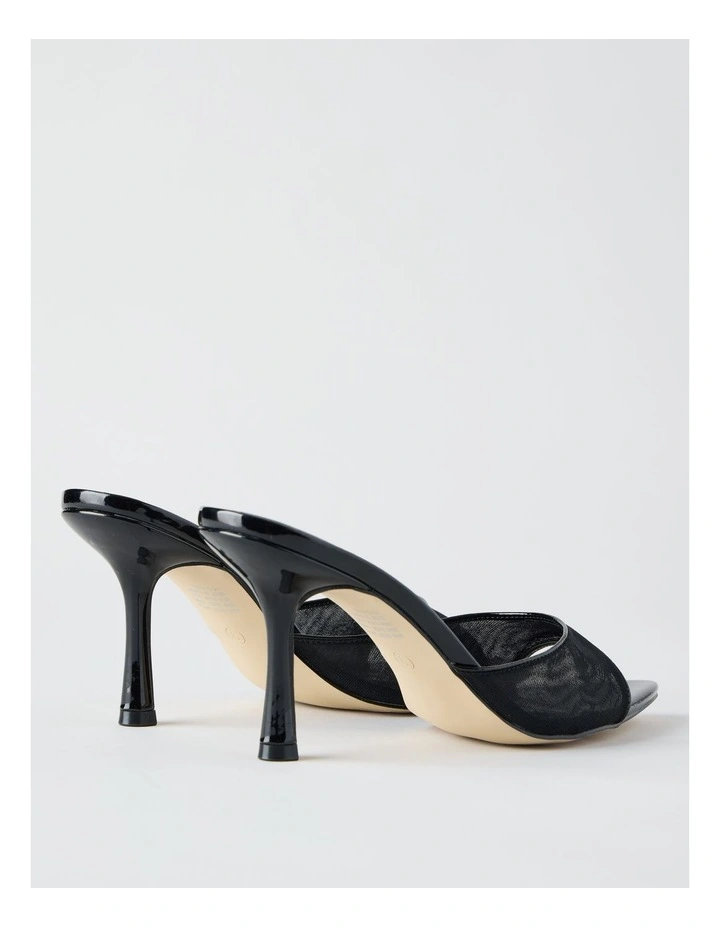 Georgina Sandal in Black Mesh image 2