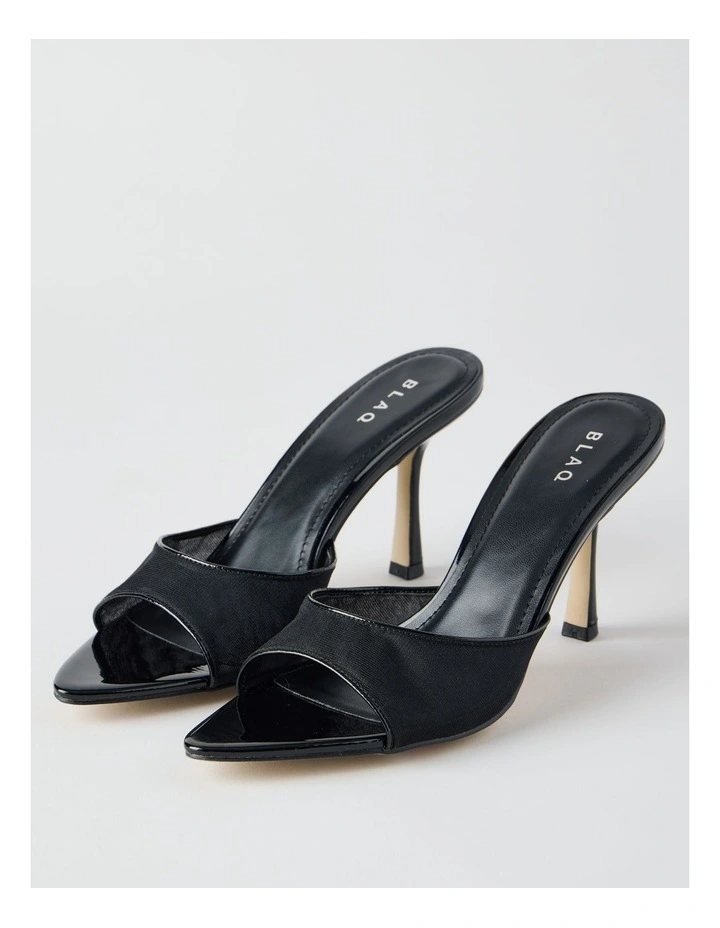 Georgina Sandal in Black Mesh image 3