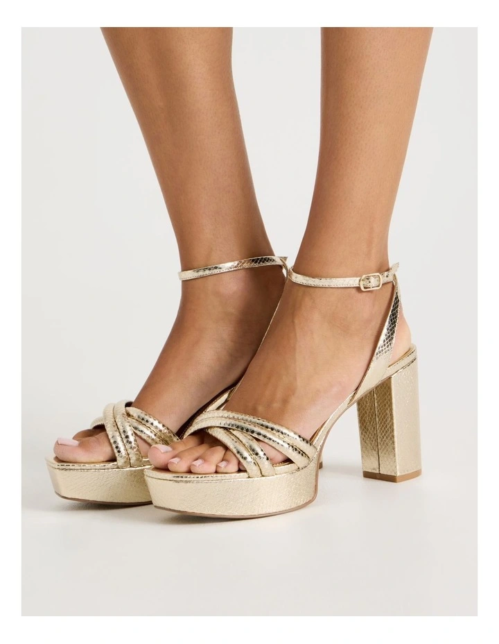 Gemma Sandal in Gold image 2