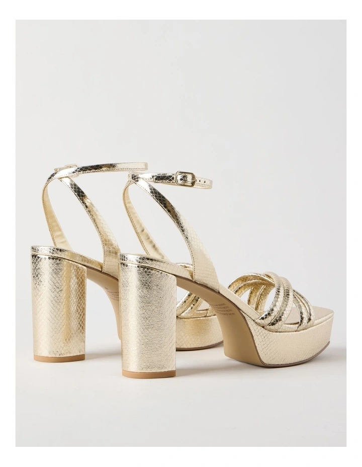 Gemma Sandal in Gold image 3