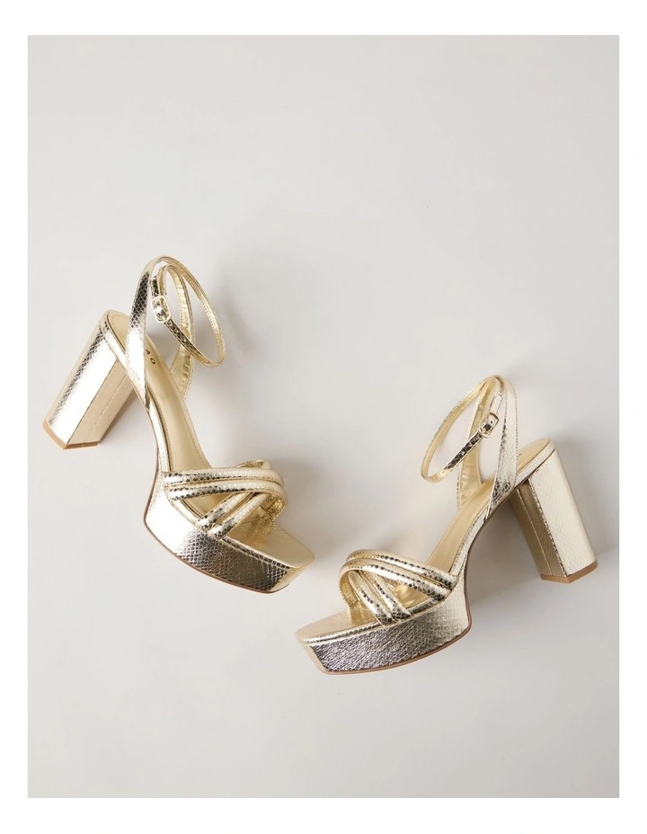Gemma Sandal in Gold image 6