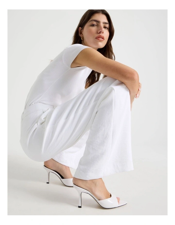 Georgina Sandal in White image 4