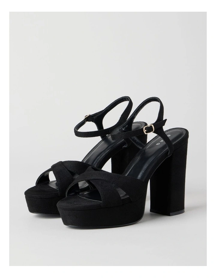 Elliana Sandal in Black Micro image 3