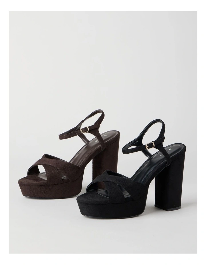 Elliana Sandal in Black Micro image 7