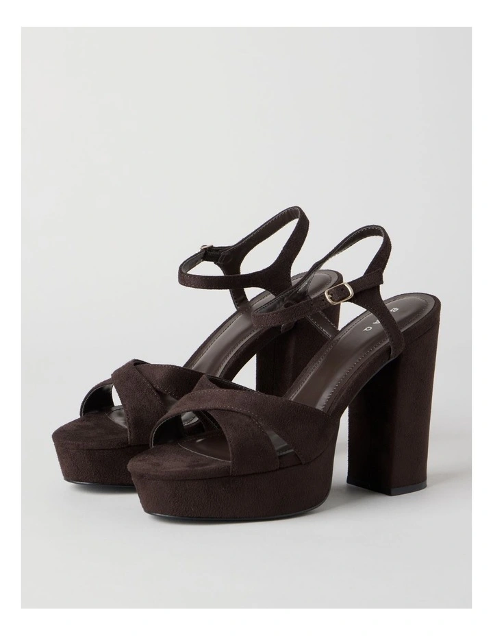 Elliana Sandal in Choc Micro image 2