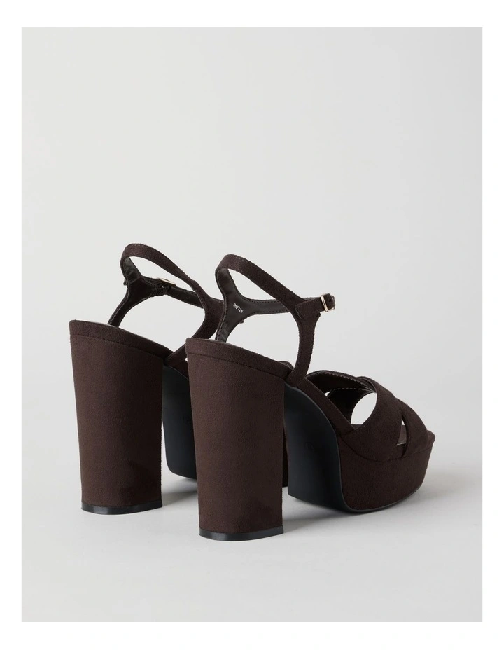 Elliana Sandal in Choc Micro image 4