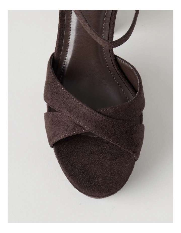 Elliana Sandal in Choc Micro image 5