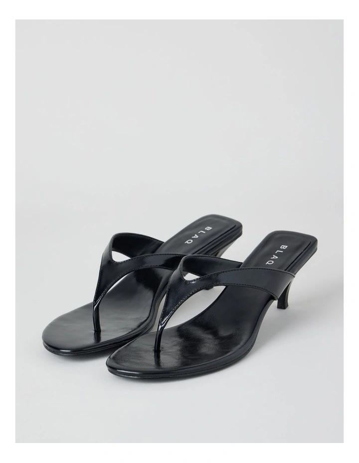 Madison Sandal in Black Glaze image 4