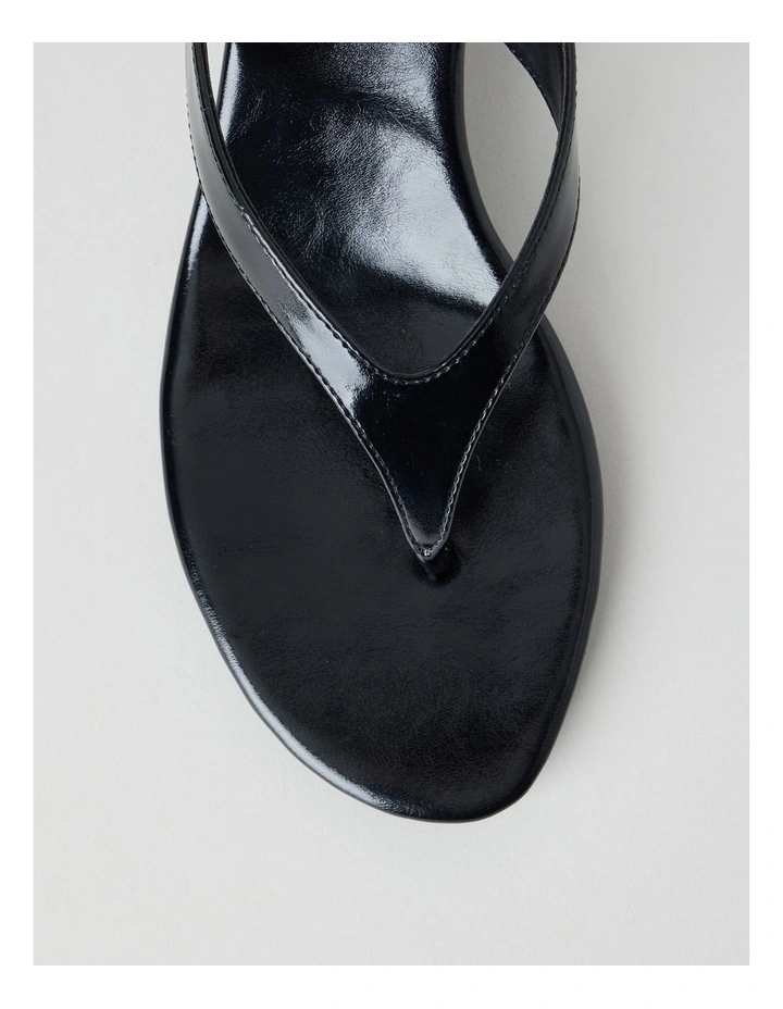 Madison Sandal in Black Glaze image 6