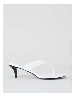Madison Sandal in White Glaze