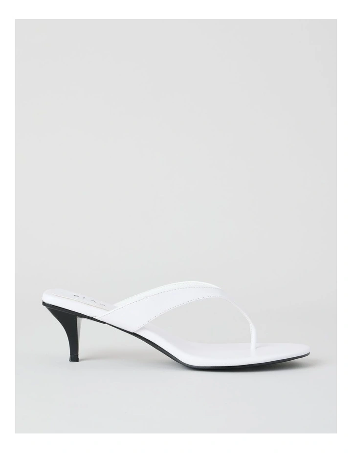 Madison Sandal in White Glaze image 1