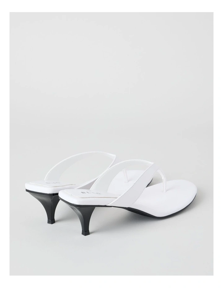 Madison Sandal in White Glaze image 5