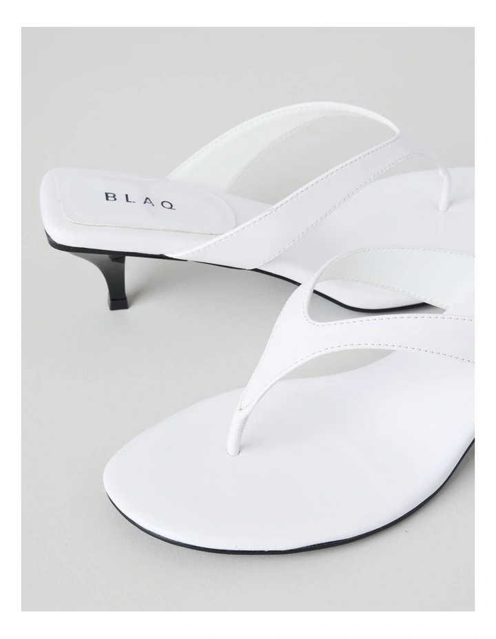 Madison Sandal in White Glaze image 6