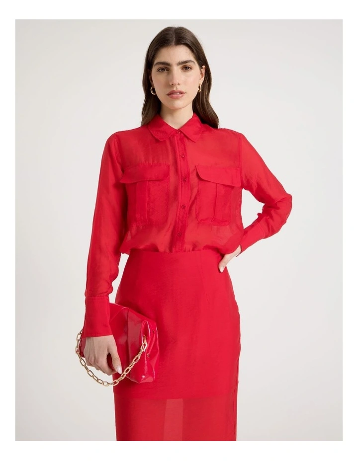 Madison Sandal in Red Glaze image 6