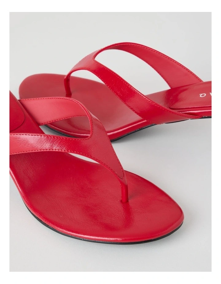 Madison Sandal in Red Glaze image 7