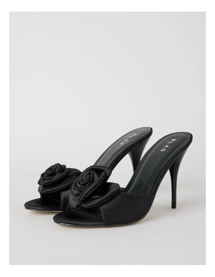 Rose Sandal in Black image 3