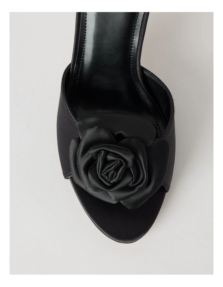 Rose Sandal in Black image 6