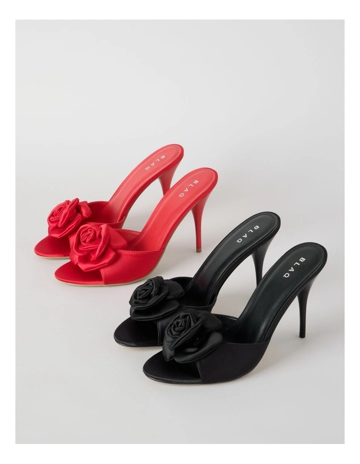 Rose Sandal in Black image 7