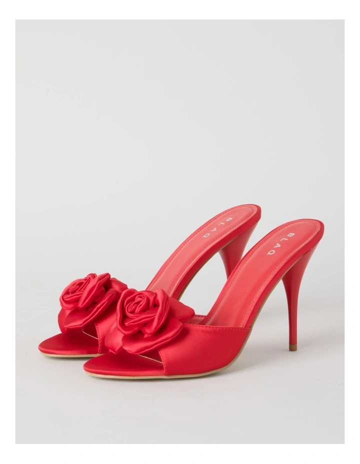 Rose Sandal in Red image 3