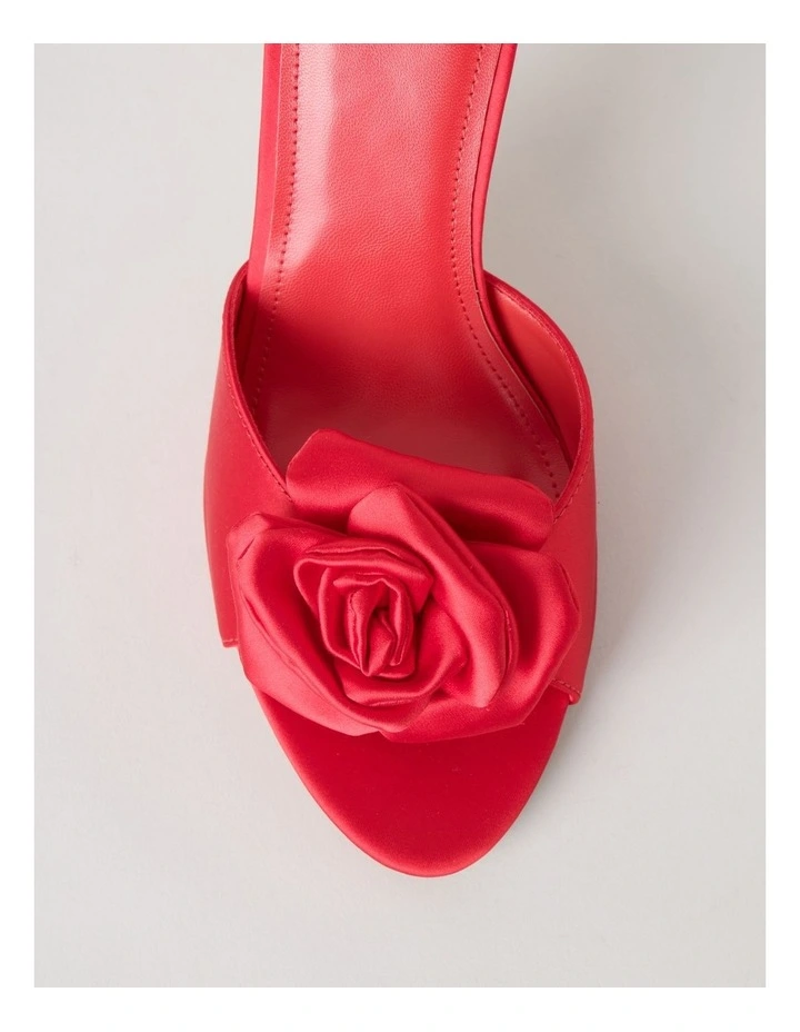 Rose Sandal in Red image 6
