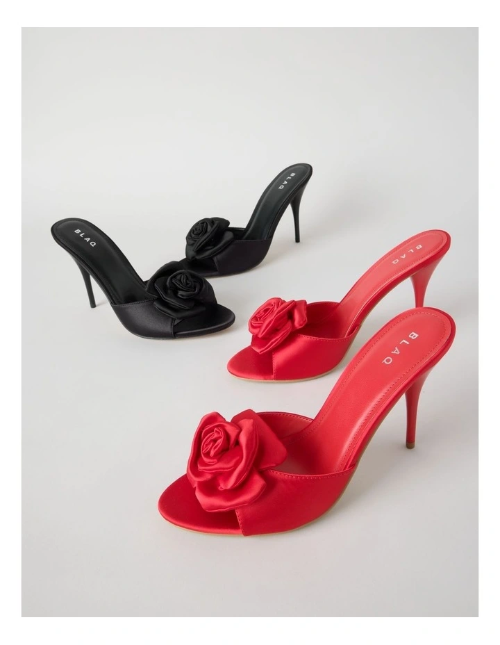 Rose Sandal in Red image 7