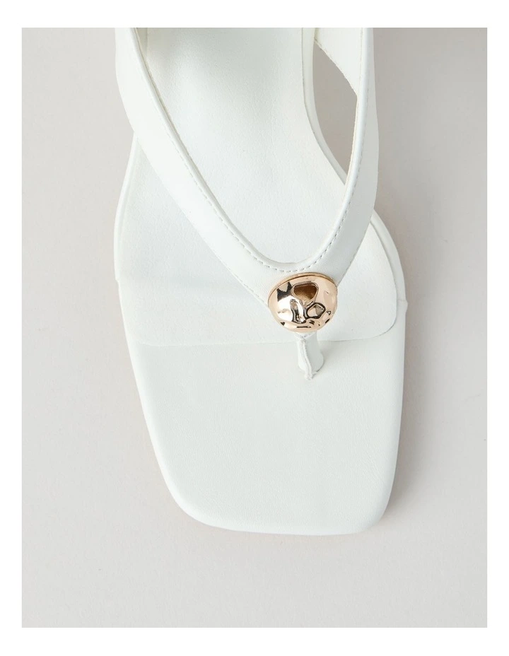 Hannah Sandal in White image 6