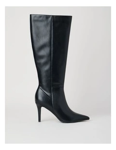 Rozalia Boot in Black Smooth