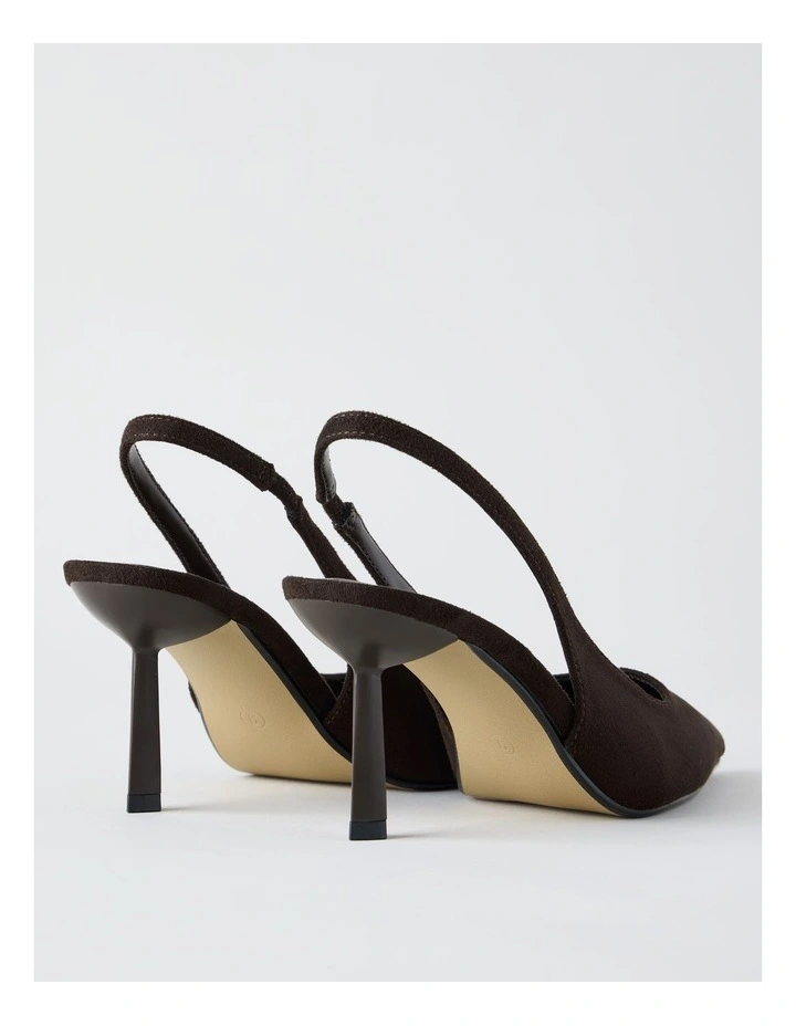 Breanna Heeled Shoes in Chocolate image 4