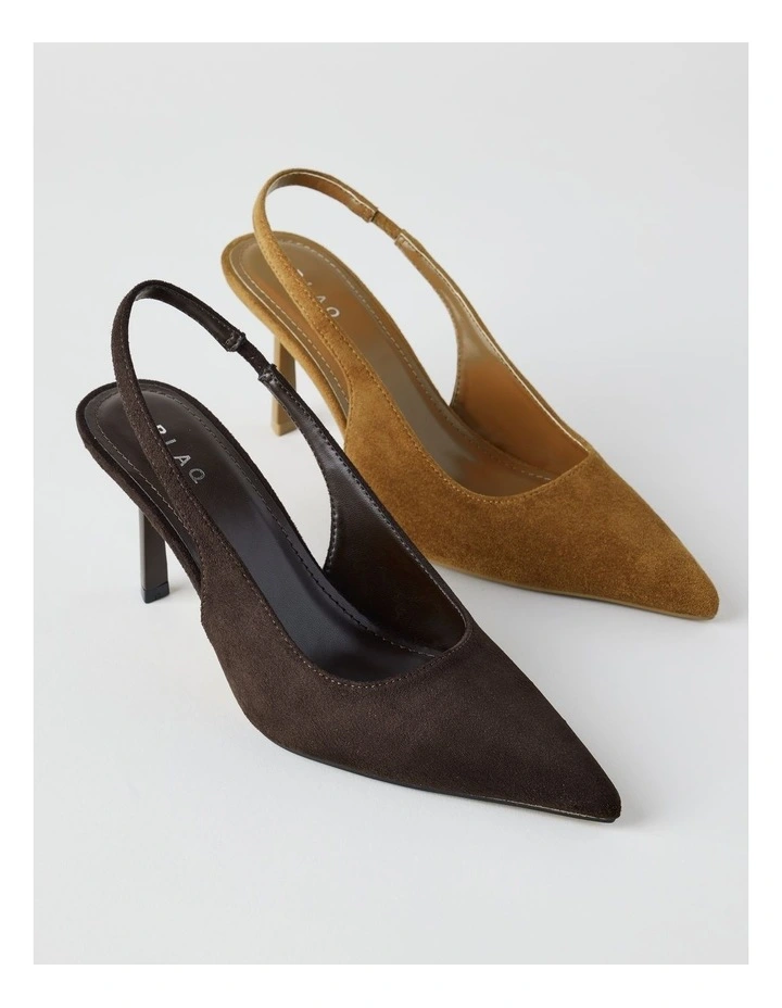 Breanna Heeled Shoes in Chocolate image 7