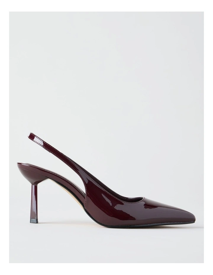 Breanna Heeled Shoes in Fig Patent image 1