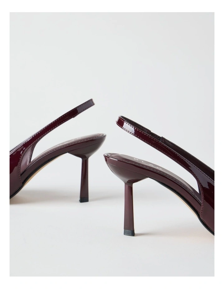 Breanna Heeled Shoes in Fig Patent image 3