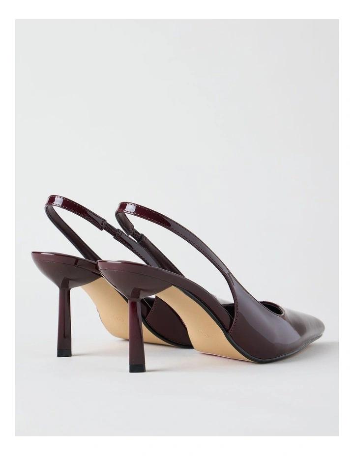 Breanna Heeled Shoes in Fig Patent image 5