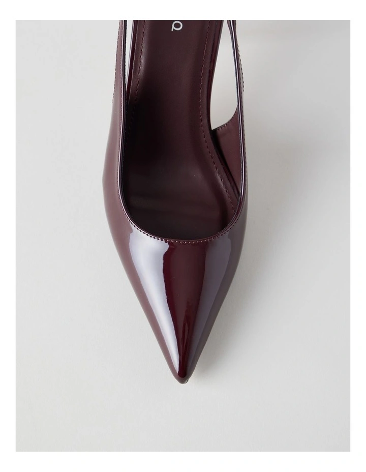 Breanna Heeled Shoes in Fig Patent image 6